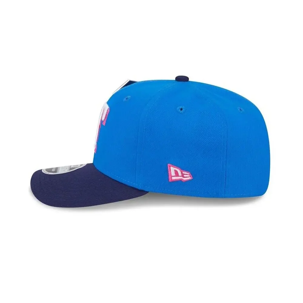 Texas Rangers Big League Chew Cotton Candy New Era 9SEVENTY Stretch-Snap Cap NWT